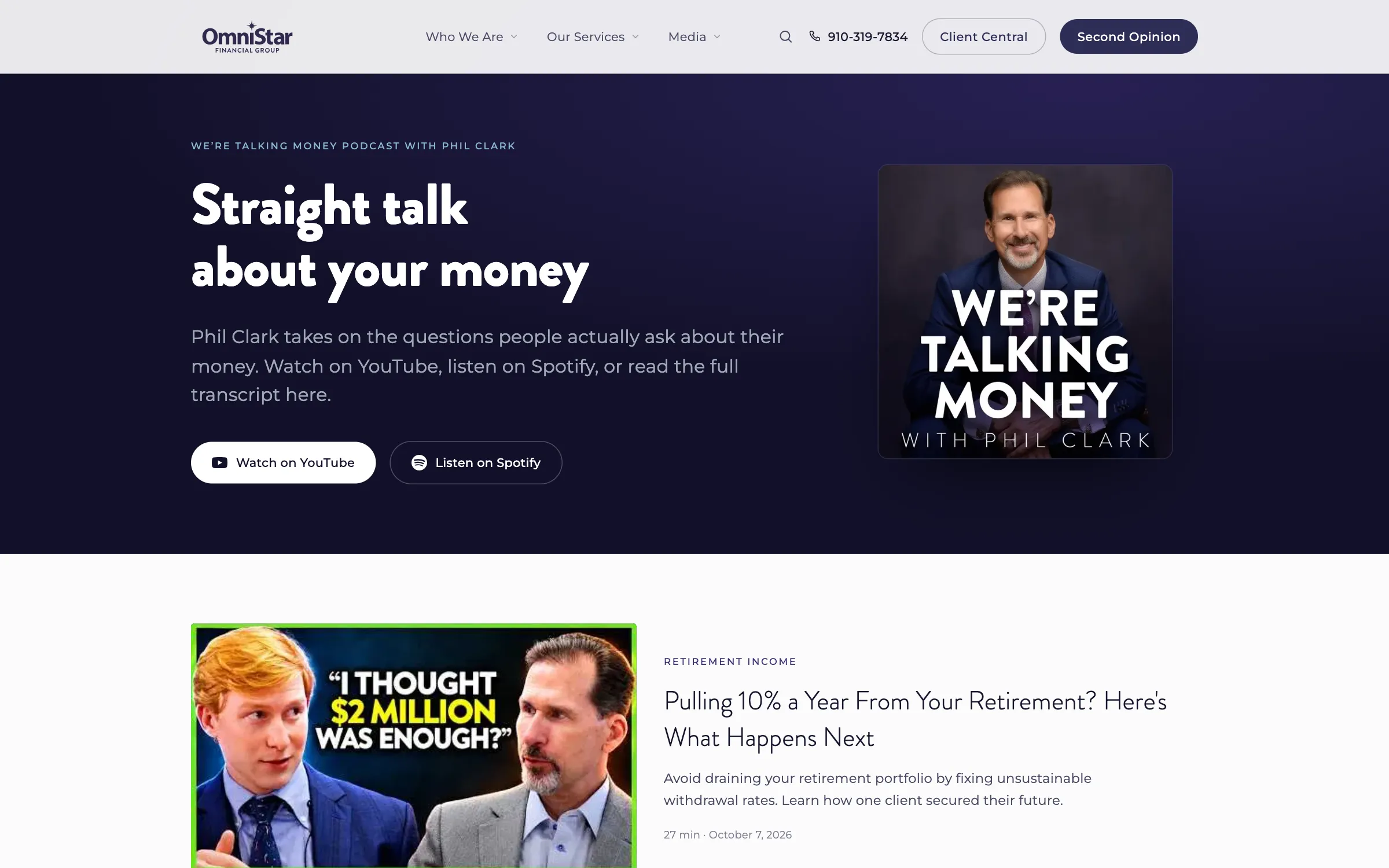 OmniStar Financial Group: We're Talking Money, rebuilt as a show rather than a transcript archive.